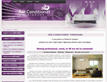 Tablet Screenshot of aerconditionat-timisoara.ro